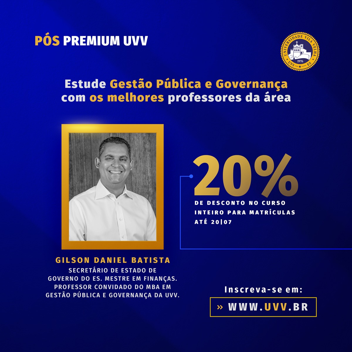 Gestão Pública - Curso UVV